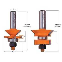 CMT V-Tongue &amp; Groove Set 1/2"S