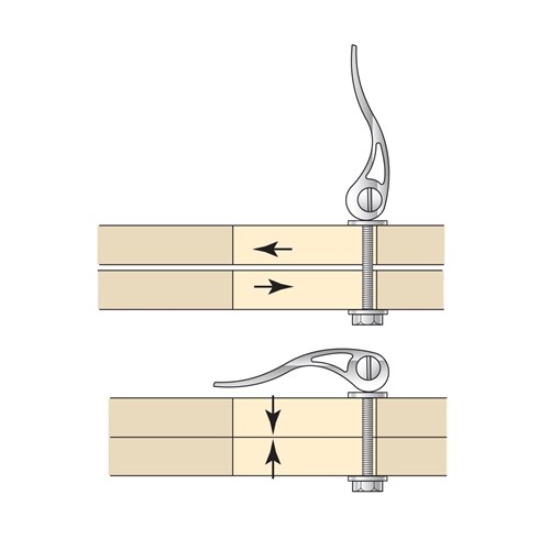 Lee Valley Cam Clamp Mechanism - 1/4