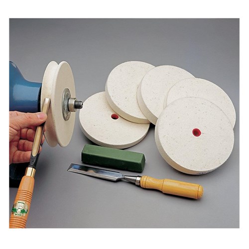 Lee Valley Shaped Felt Wheel - 22mm Wide