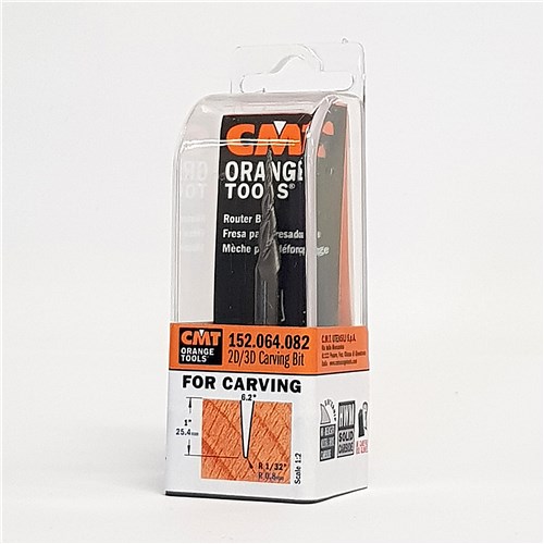 CMT 3D Tapered Ball Nose Bit 0.8mm for CNC