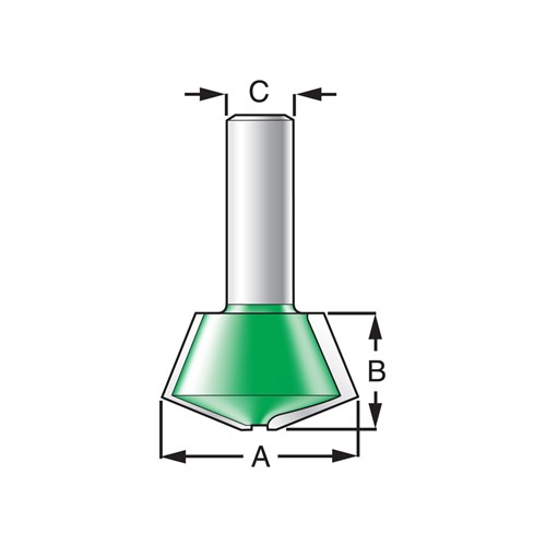 Lee Valley Bird's-Mouth Joinery Bits for 16 Sides