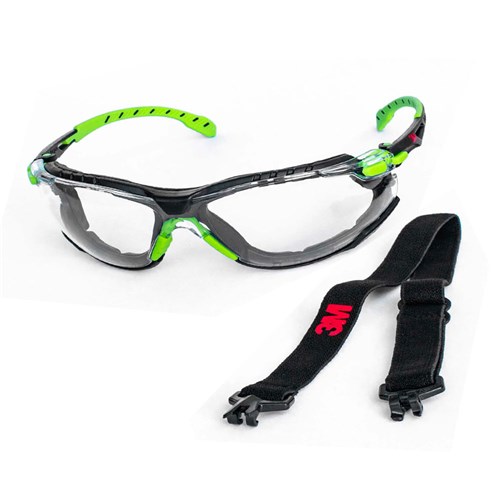 3M Solus 1000 Series Clear Scotchgard Safety Glasses with Anti-Fog Lens