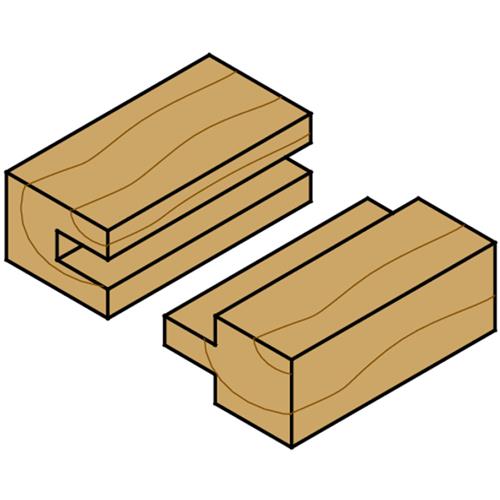 CMT Straight Router Bit - Short Series - 7mm Diameter 18mm Cut Length