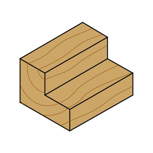 CMT Straight Router Bit - Short Series - 7mm Diameter 18mm Cut Length