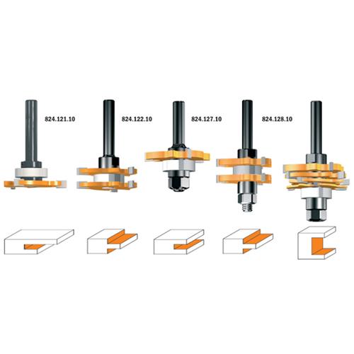 CMT Slot cutter Set - 14 Piece - 1/2