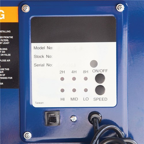 Carbatec Room Air Filter - 1/3HP with 5 Micron Filter