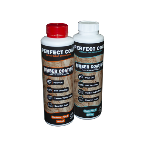 Perfect Coat 2 part Resin and Hardener - 1 litre Kit