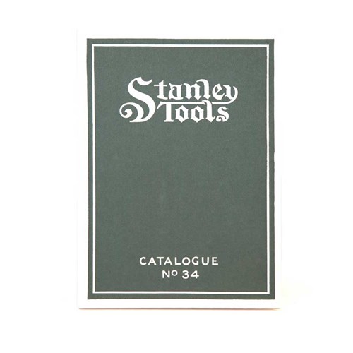Book - Stanley Catalogue No. 34