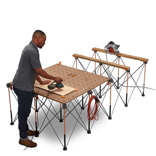 Bora Centipede Workbench Tabletop with MFT type dog holes