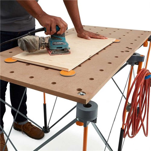 Bora Centipede Workbench Tabletop with MFT type dog holes