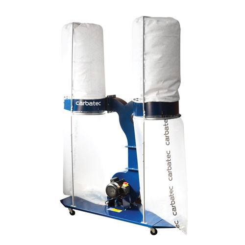 Carbatec Professional Twin Bag Dust Collector