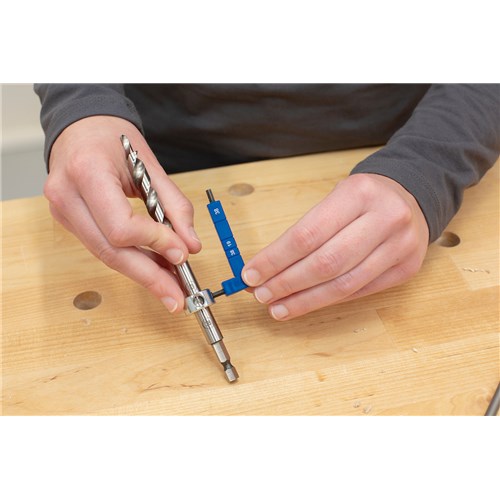 Kreg Easy-Set Drill Bit with Stop Collar and Gauge/Hex Wrench