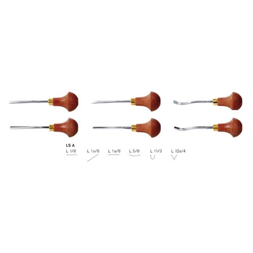 Pfeil Individual Lino Chisel - #1 sweep - Straight - 8mm