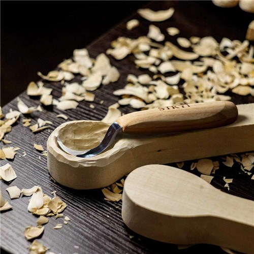 Stryi 35mm Double Bevel Spoon Carving Knife