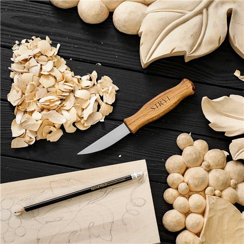 Stryi Sculpture Carving / Whittling Knife - 80mm