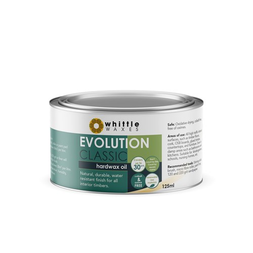 Whittle Waxes Hardwax Oil, Evolution Classic Sample - 125ml