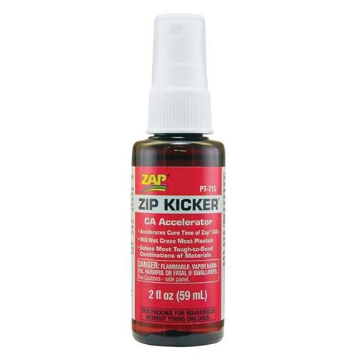 ZAP ZIP KICKER CA Accelerator (2oz Pump Sprayer) Cyanoacrylate 'Super' Glue Accelerator