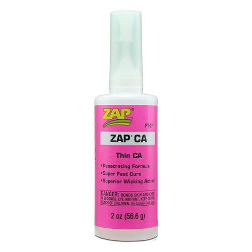 ZAP CA Thin Viscosity (2oz Bottle) Cyanoacrylate 'Super' Glue