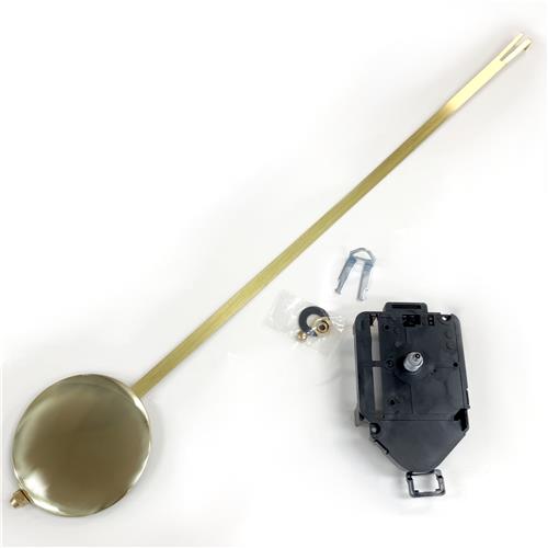 Carbatec Mini Pendulum Clock Movement - 16mm Shaft Length