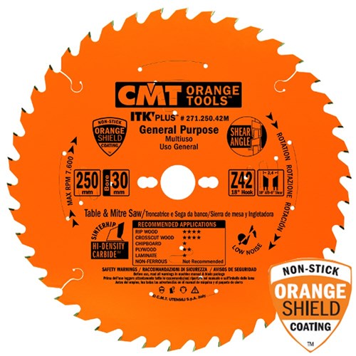CMT ITK Plus Rip and Crosscut Blade - 300mm - 48 Tooth