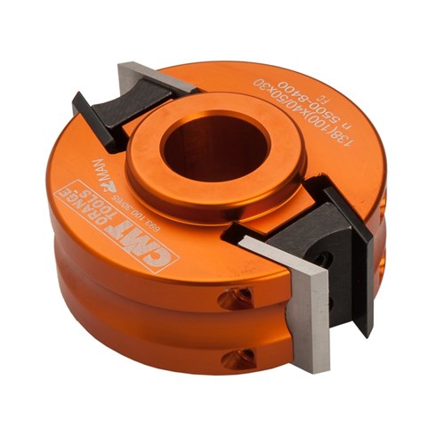 CMT Spindle Moulder Cutter Head with Straight Knives and Limiters