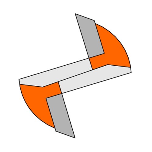 CMT Straight Router Bit - Short Series - 6mm Diameter 19mm Cut Length