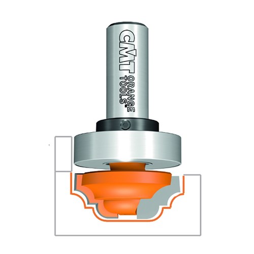 CMT 3 Plunge Ogee Router Bit with Bearing