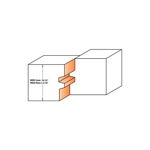 CMT Glue Joint Bit 44.4MMd 1/2