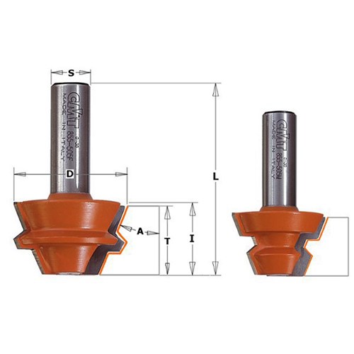 CMT Lock Mitre 22.5Deg 1/2