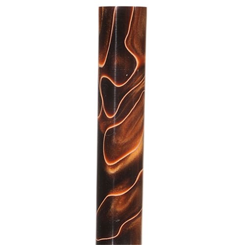 Carbatec Large Acrylic Pen Blank - Brown / Pearl Marble