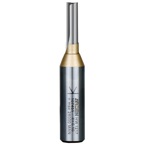 Arden Solid Carbide Insert Straight Cutter - 6.35mm Diameter 19mm Cut Depth