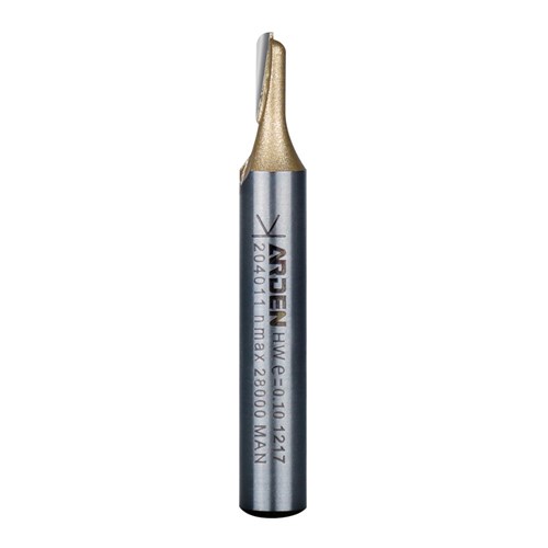 Arden Round Nose Grooving Bit - 3.2mm Diameter 1/4