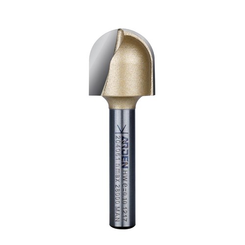 Arden Round Nose Grooving Bit - 15.9mm Diameter 1/4