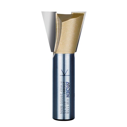 Arden Dovetail Bit - 25.4mm Diameter 14° Angle 1/2