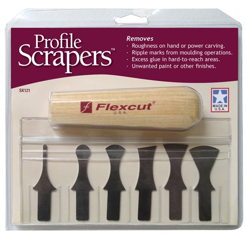 Flexcut 7 Piece Carving Profile Scraper Set