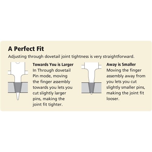 Leigh Through Dovetail Bit 8° - 6.35mm Diameter