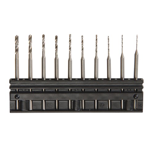 Carbatec 10 Piece Micro Drill Set