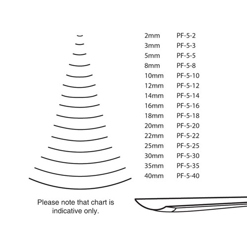 Pfeil Medium Chisel - 25mm - #5