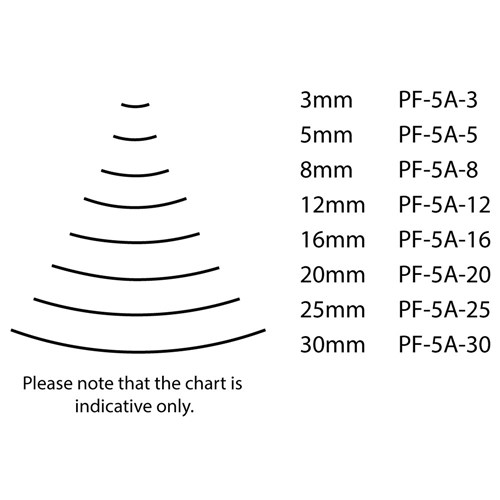 Pfeil Spoon Bent Chisel - 12mm - #5A