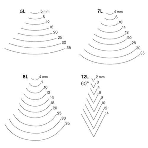 Pfeil Long Bent Chisel - 10mm - #8L