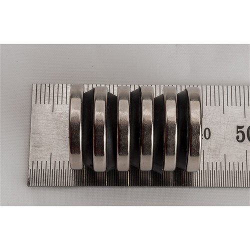 Carbatec Rare Earth Magnets - 19mm x 3mm - Pk 6