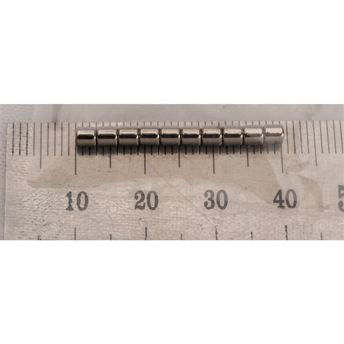Carbatec Rare Earth Magnets - 3mm x 3mm - Pk 10