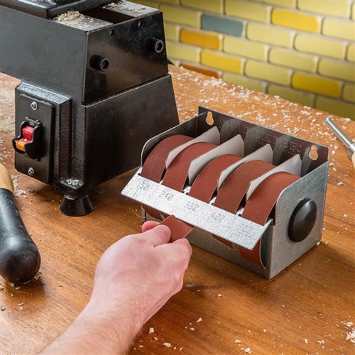 Rockler Multi-Roll Sandpaper Dispenser